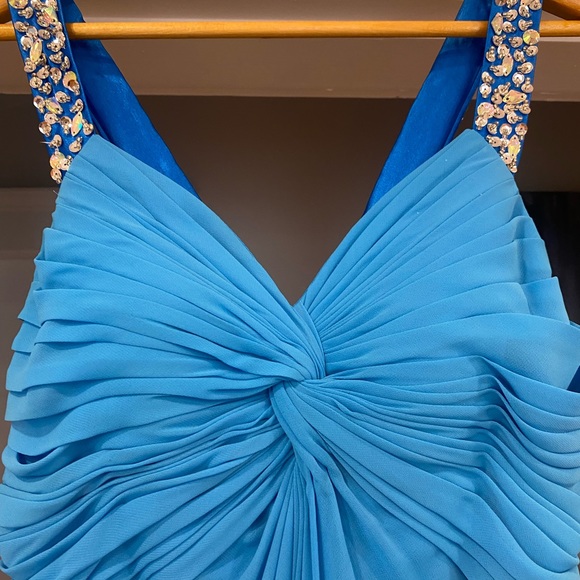 Backless Rhinestone Dress - Picture 4 of 10